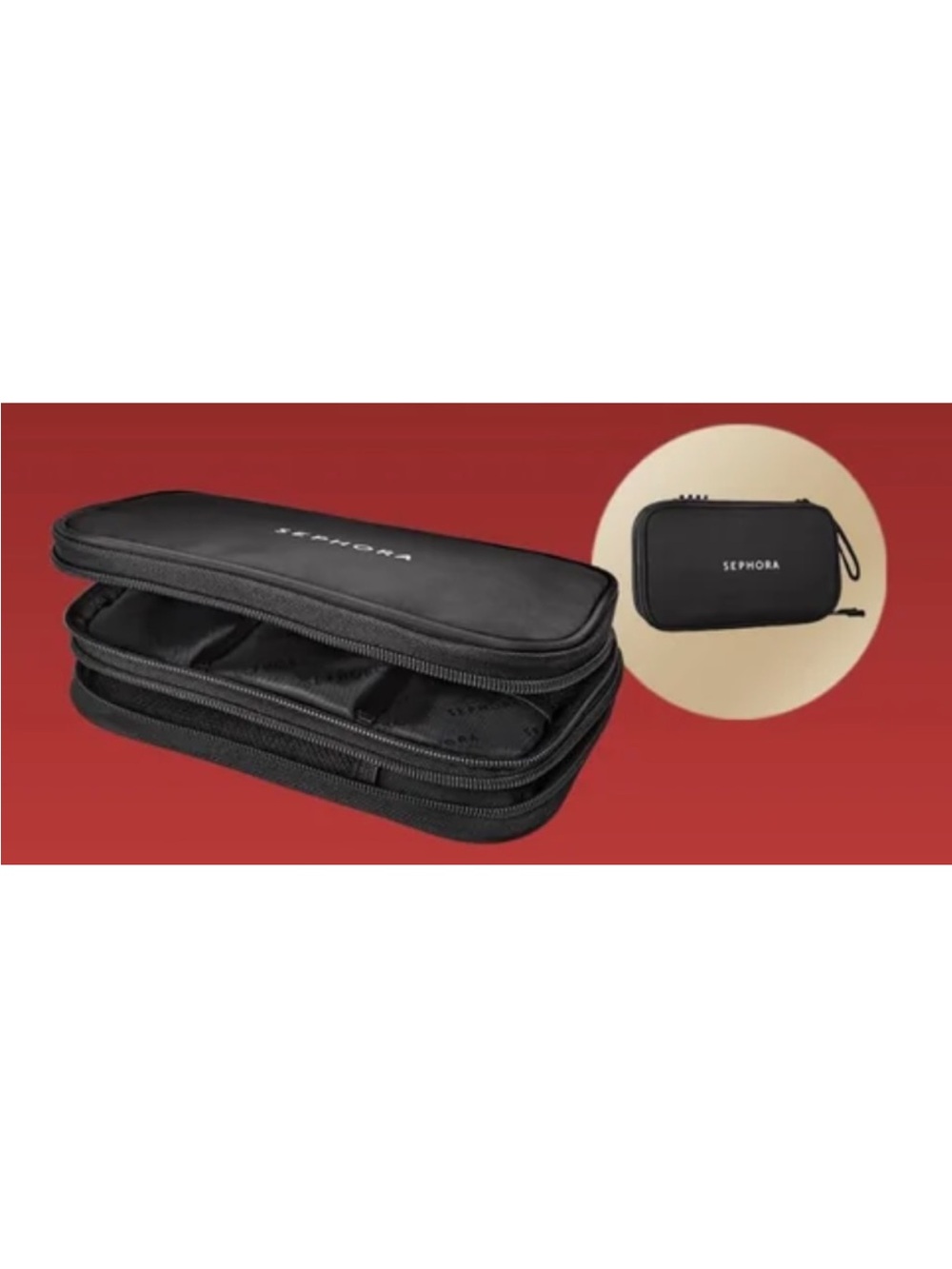 SEPHORA Black Tech Case NWT